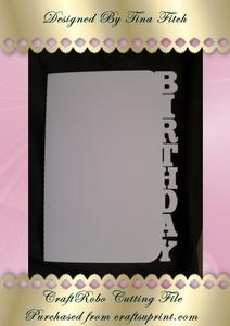 Birthday Edged Card