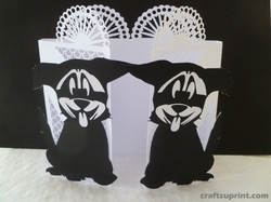 Puppy Dog Door Card, All formats