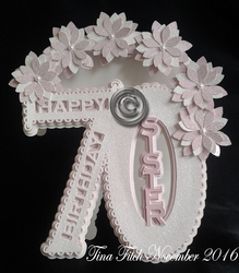 Sister 70th Birthday Card, All formats