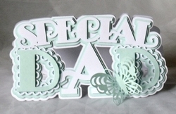 Special Dad Layered Card, All formats