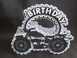 Birthday Bike card TF0159