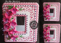 Hanging Fuchsia Aperture Card, All formats
