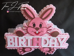 Birthday Rabbit Card, All formats