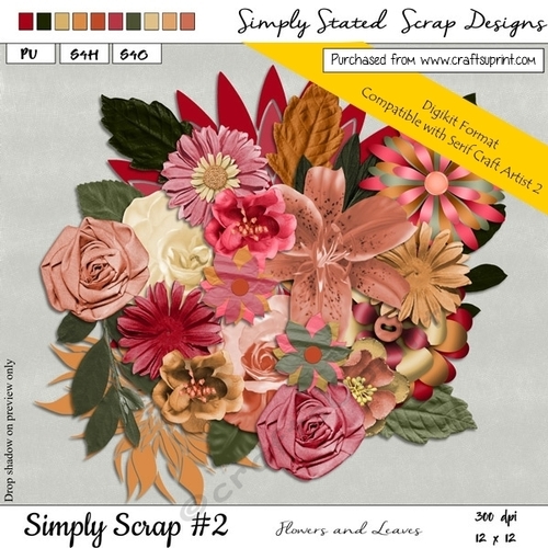Simply Scrap #1 - DIGIKIT Florals Pack