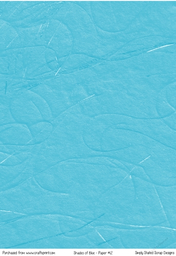 Shades of Blue A4 paper #12