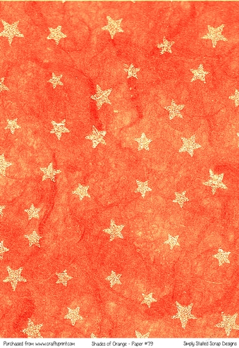 Shades of Orange - A4 Paper #79