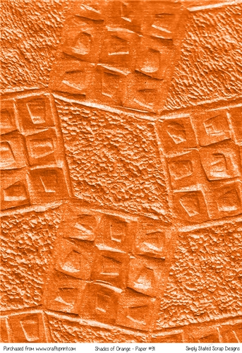 Shades of Orange - A4 Paper #91