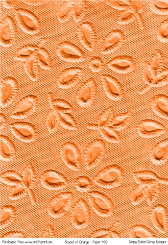 Shades of Orange - A4 Paper #96