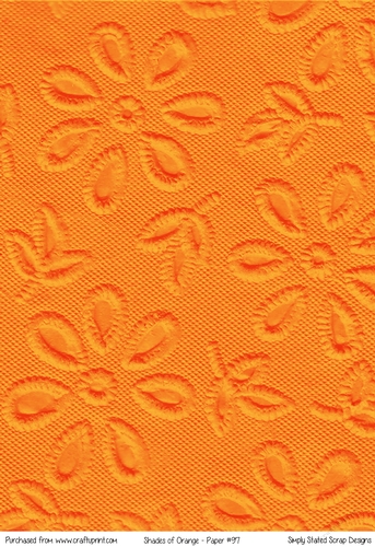 Shades of Orange - A4 Paper #97