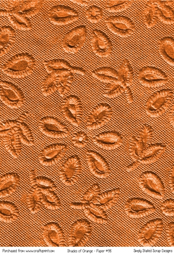 Shades of Orange - A4 Paper #98