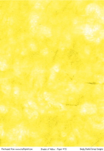 Shades of Yellow - A4 Paper #70