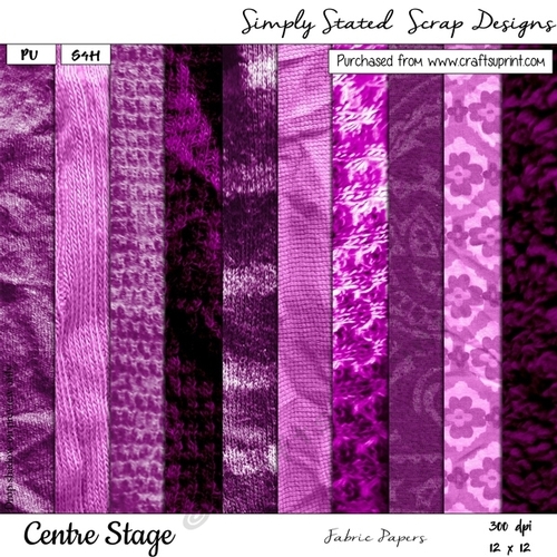 JTB4 - Centre Stage - Fabric Papers