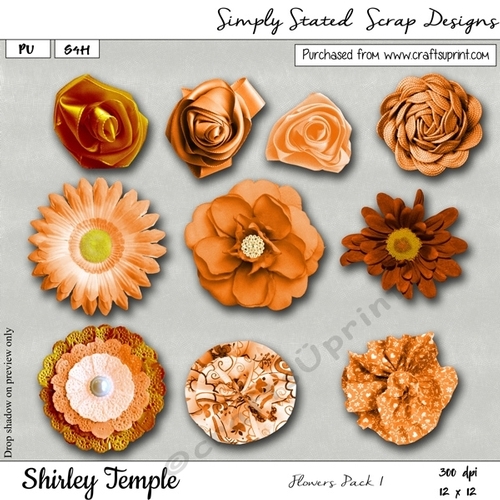JTB4 - Shirley Temple - Flowers Pack #1