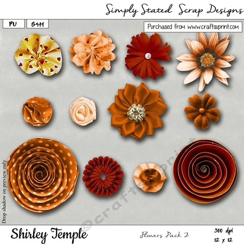 JTB4 - Shirley Temple - Flowers Pack #2