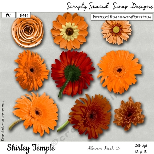 JTB4 - Shirley Temple - Flowers Pack #3