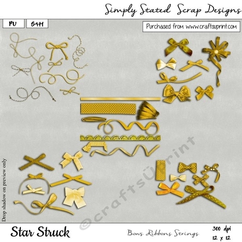 JTB4 - Star Struck - Bows, Ribbons & Strings