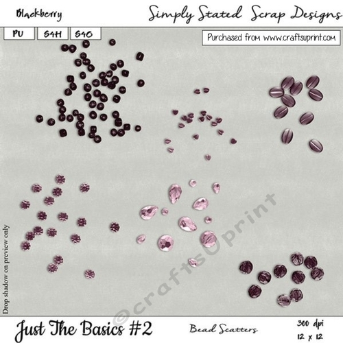 JTB2 - Blackberry - Beads
