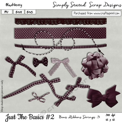 JTB2 - Blackberry - Bows, Ribbons & Strings 3