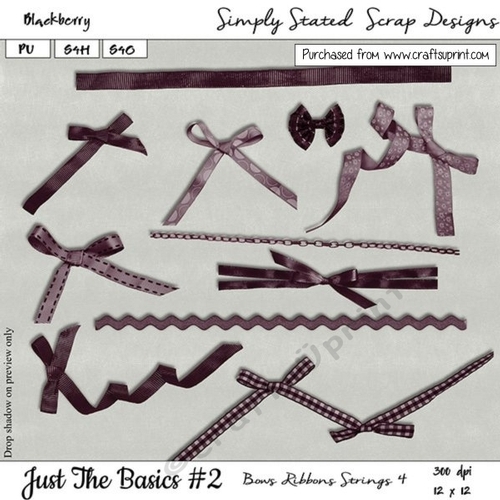 JTB2 - Blackberry - Bows, Ribbons & Strings 4
