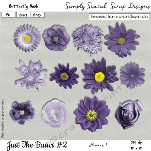 JTB2 - Butterfly Bush - Flowers Pack #1