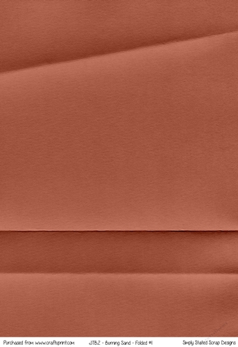 JTB2 - Burning Sand - Folded A4 Paper #1