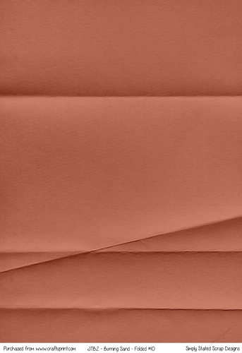 JTB2 - Burning Sand - Folded A4 Paper #10