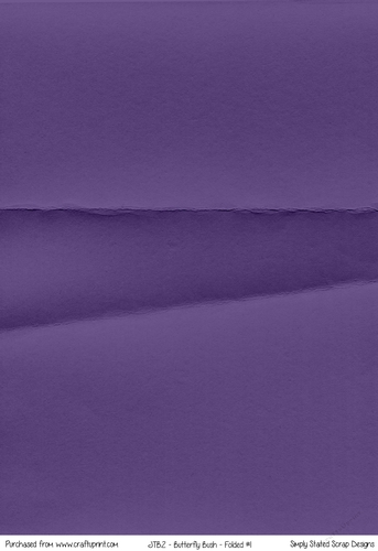JTB2 - Butterfly Bush - Folded A4 Paper #1