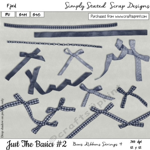 JTB2 - Fjord - Bows, Ribbons, Strings Pack #4
