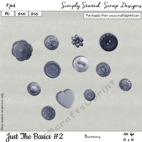 JTB2 - Fjord - Buttons