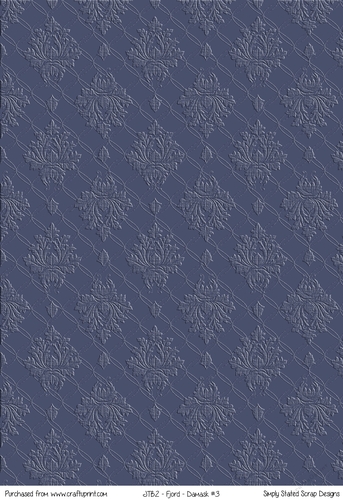 JTB2 - Fjord - Damask A4 Paper #3