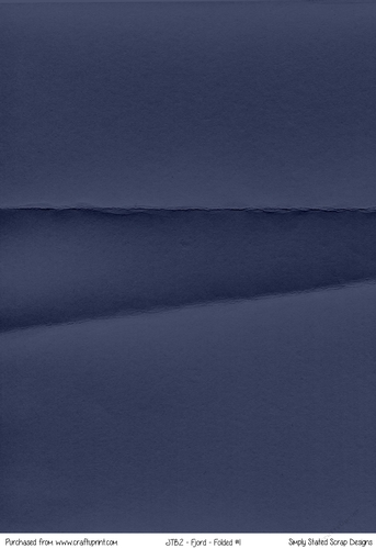 JTB2 - Fjord - Folded A4 Paper #1