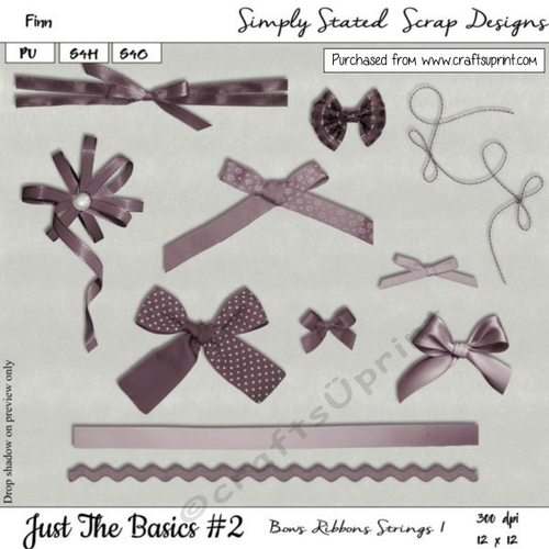 JTB2 - Finn - Bows, Ribbons, Strings Pack 1