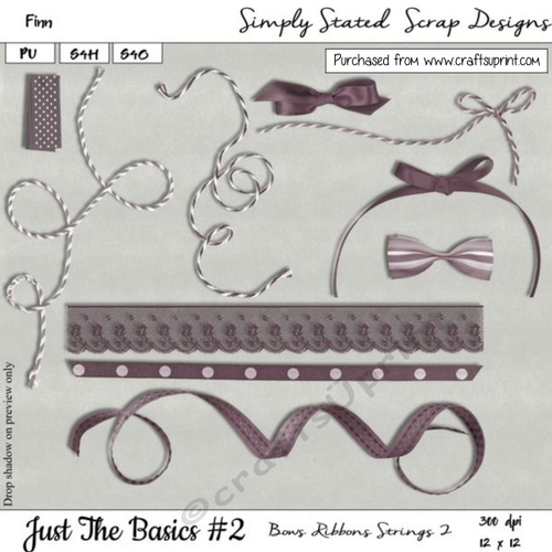 JTB2 - Finn - Bows, Ribbons, Strings Pack 2