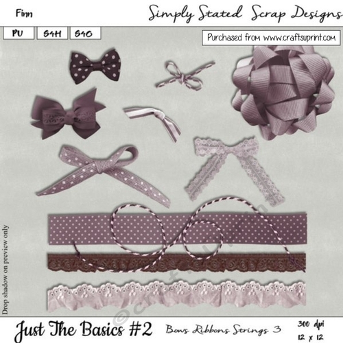 JTB2 - Finn - Bows, Ribbons, Strings Pack 3