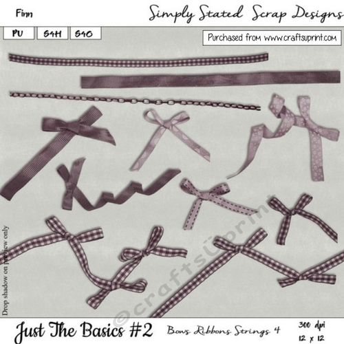 JTB2 - Finn - Bows, Ribbons, Strings Pack 4