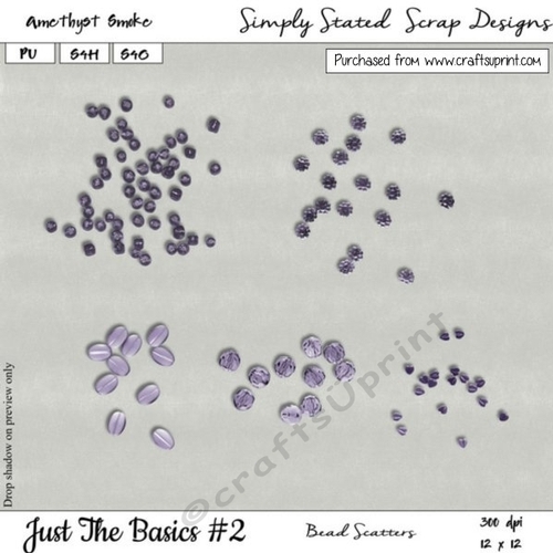 JTB2 - Amethyst Smoke - Beads