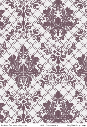 JTB2 - Finn - Damask A4 paper #1