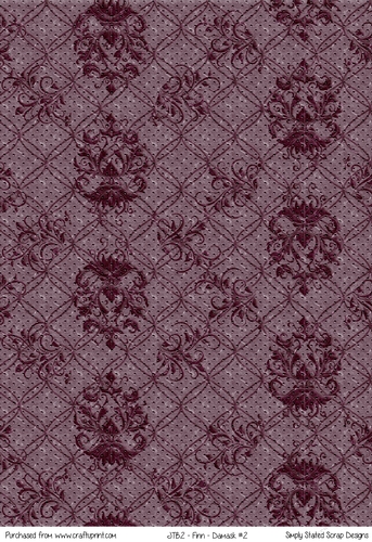JTB2 - Finn - Damask A4 paper #2