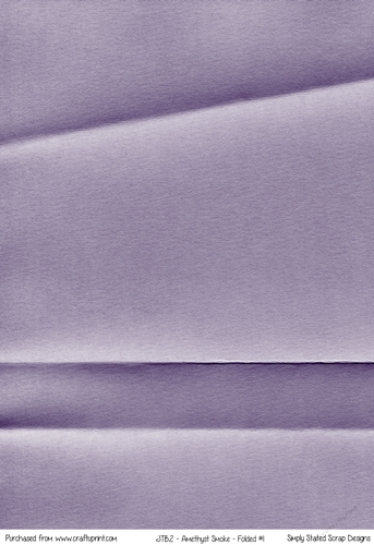 JTB2 - Amethyst Smoke - Folded  A4 Paper #1