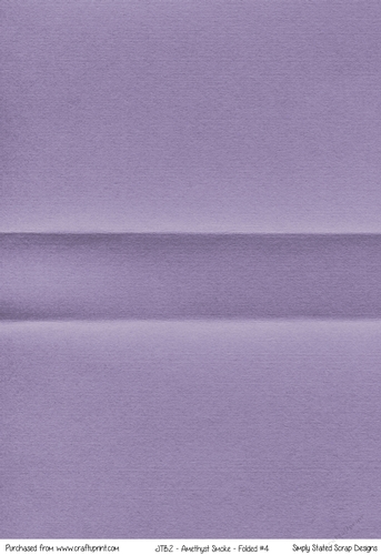 JTB2 - Amethyst Smoke - Folded  A4 Paper #4