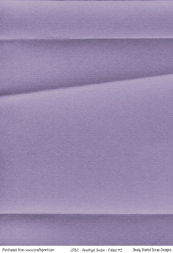 JTB2 - Amethyst Smoke - Folded  A4 Paper #5