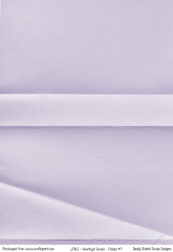 JTB2 - Amethyst Smoke - Folded  A4 Paper #7