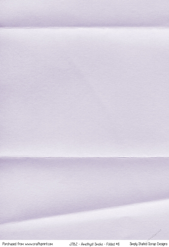 JTB2 - Amethyst Smoke - Folded  A4 Paper #8