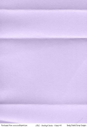 JTB2 - Amethyst Smoke - Folded  A4 Paper #9