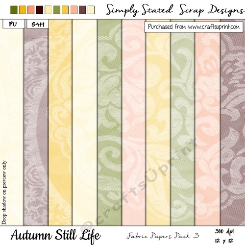 Autumn Still Life - Paper Pack #3
