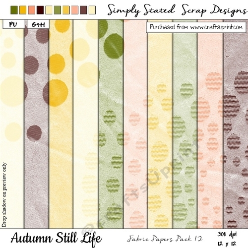 Autumn Still Life - Paper Pack #12
