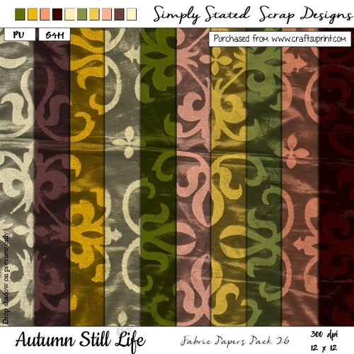 Autumn Still Life - Paper Pack #26