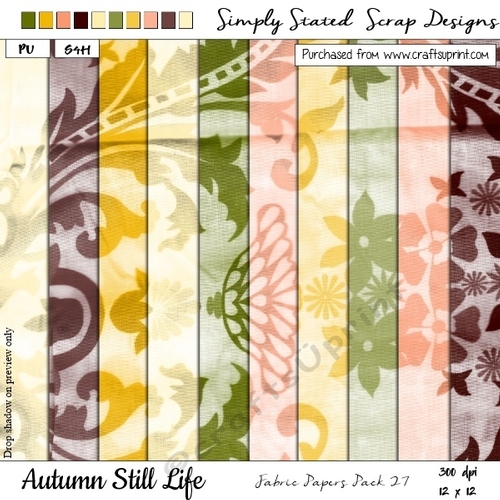Autumn Still Life - Paper Pack #27