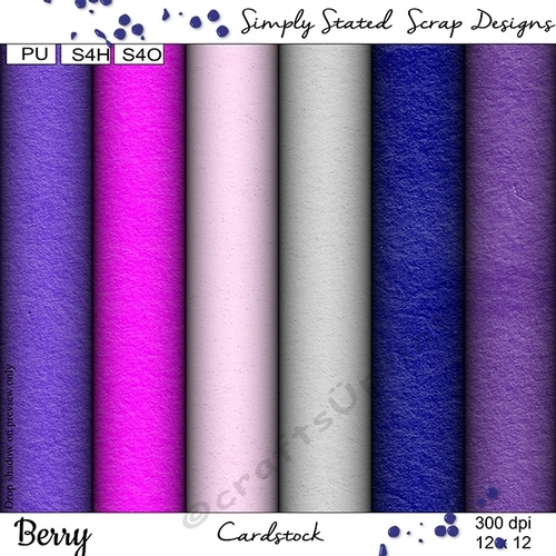 Berry - Cardstock - 12 x 12