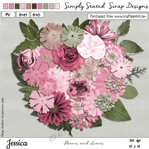 Jessica - Flowers & Leaves